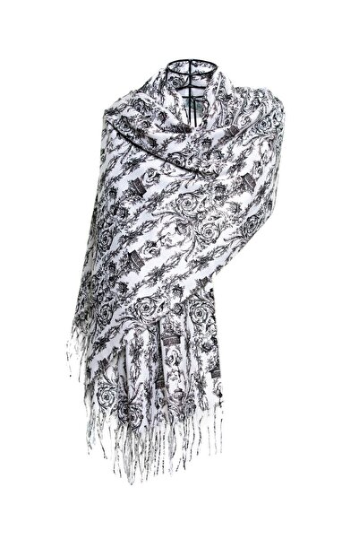 CASHMERE AND SİLK MAWLANA Modal Kaşmir Printed Şal