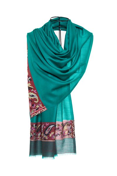 CASHMERE AND SİLK MAWLANA 85% CASHMERE 15% MĂTASE IMPRIMAT ŞAL