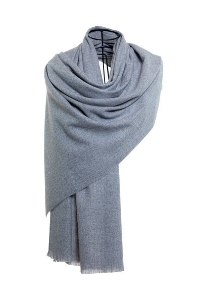 CASHMERE AND SİLK MAWLANA Modal Cashmere Plain Shawl