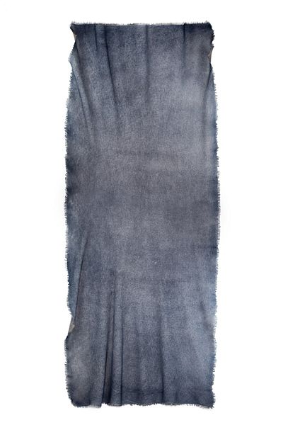 CASHMERE AND SİLK MAWLANA B,b Cashmere Double Color Knitted Shawl