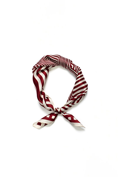 CASHMERE AND SİLK MAWLANA 100% Silk Scarf (50*50)