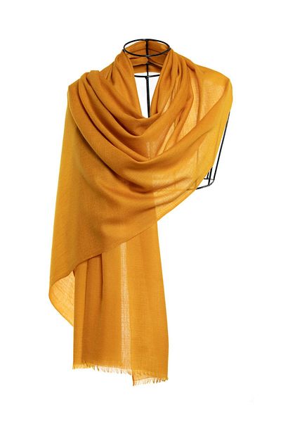 CASHMERE AND SİLK MAWLANA 85% Cashmere 15% Silk Flat Shawl
