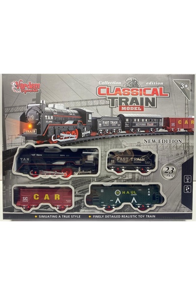 afreyz oyuncak Oyuncak Raylı Pilli Tren Rayın Üzerinde Gidebilen Büyük Tren S...