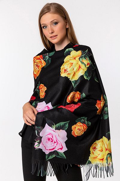 CASHMERE AND SİLK MAWLANA Şal de caşmir modal