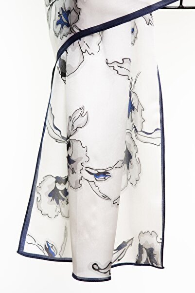 CASHMERE AND SİLK MAWLANA 53x170 Silk Shawl - 100% Silk