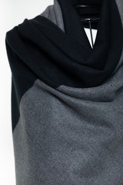 CASHMERE AND SİLK MAWLANA Cashmere Plain Double Color Shawl