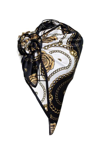 CASHMERE AND SİLK MAWLANA Şal de mătase elegant 90x90 - 100% mătase