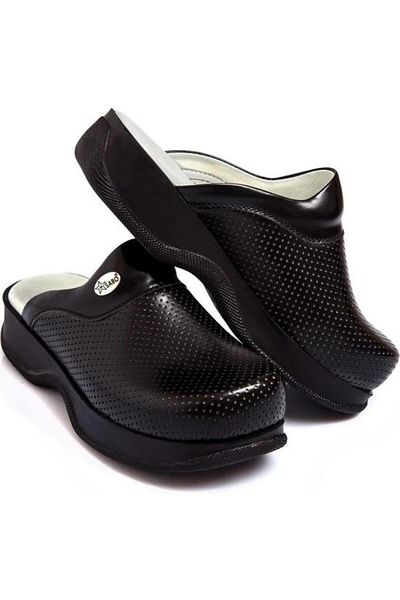 Dr. Mitra Κλασική Σόλα Doctor Nurse Hospital Cook Slippers 201 Μαύρο