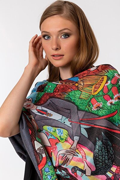 CASHMERE AND SİLK MAWLANA Модальний кашеміровий шарф