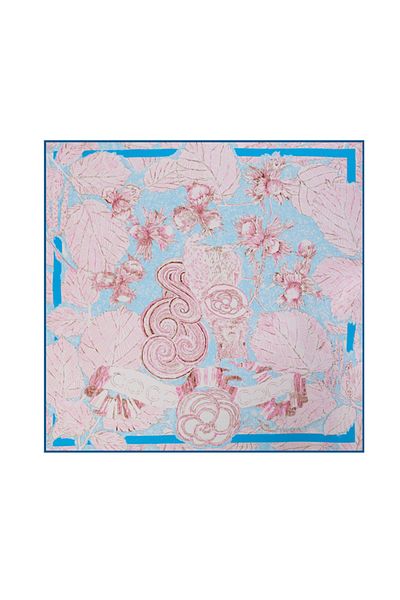 CASHMERE AND SİLK MAWLANA ŞAL 100% MĂTASE (90X90) JACQUARD