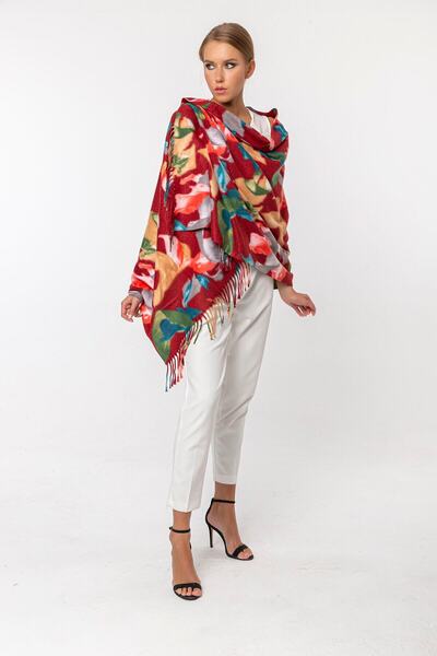 CASHMERE AND SİLK MAWLANA Modal Kaşmir Baskılı Şal