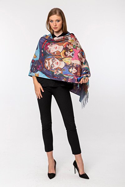 CASHMERE AND SİLK MAWLANA Модальний кашеміровий шарф