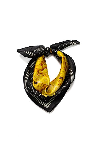 CASHMERE AND SİLK MAWLANA Eșarfă de mătase 50*50 - 100% mătase