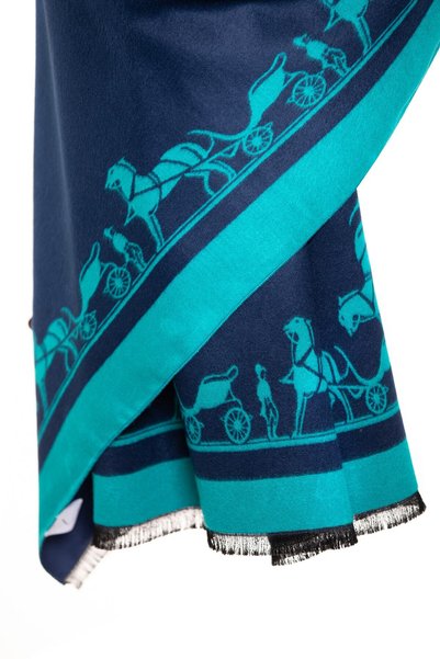 CASHMERE AND SİLK MAWLANA 85% كشمير 15% شال حريري مطبوع