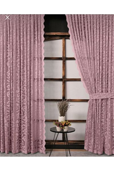 NP Narin Home Dried Tulle (1/3) Tight Battery Operated Tulle Curtain Suitable for All Rooms,