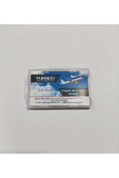 Havacı Uçuş Dünyası Suport pentru carduri din plastic cu două camere, recipie...