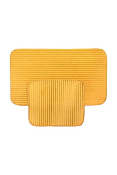 axesso سجادة حمام مادام كوكو ماتيلدا - 60 × 100 سم و 50 × 60 سم (قطعتين)