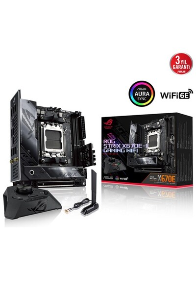 ASUS ROG STRIX X670E-I GAMING WIFI-6E DDR5 HDMI PCIe 16X v5.0 AM5 mITX