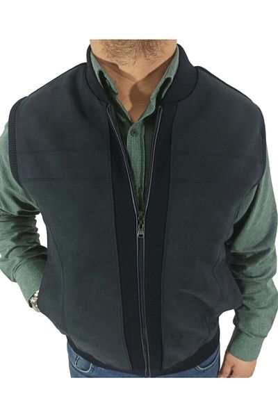 DCN Ateş Steel Knitted Men's Vest-7032
