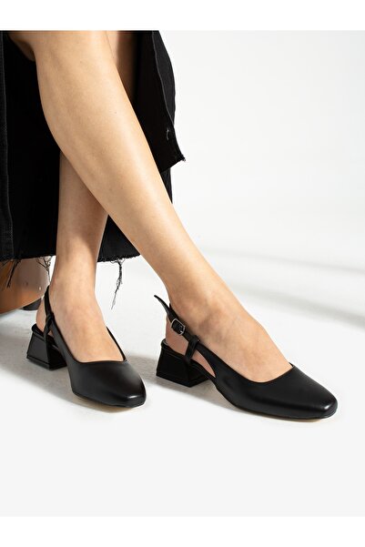 Alemdar Shoes Pantofi de damă cu toc negru SOFIA