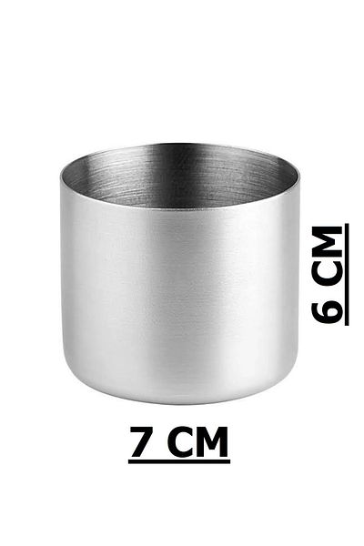 ZUZU MADE 10 Pieces Stainless Steel Sugar Bowl - Large Size for Cafe and Restaurant