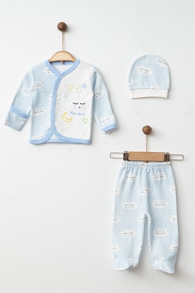 KUZENLER BEBE 0-3 Months Baby Hospital Discharges, Baby Clothes, Baby Bodysuit Sets