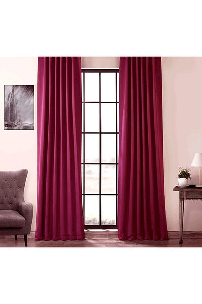 Elisya Home Blackout Curtain 2 Pieces Light Proof Sunshade Background Curtain Light Proof Background Curtain 2 Pieces