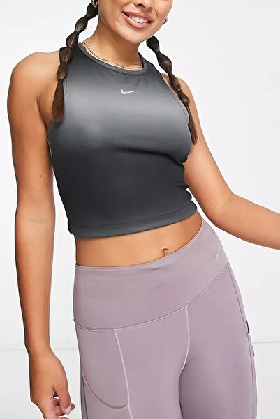 Nike Dri-Fit Swoosh Running Crop Cut Women's Sports Tank Top