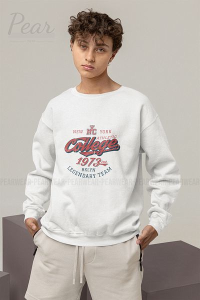 Pear Wear Ανδρικό φούτερ με στάμπα College