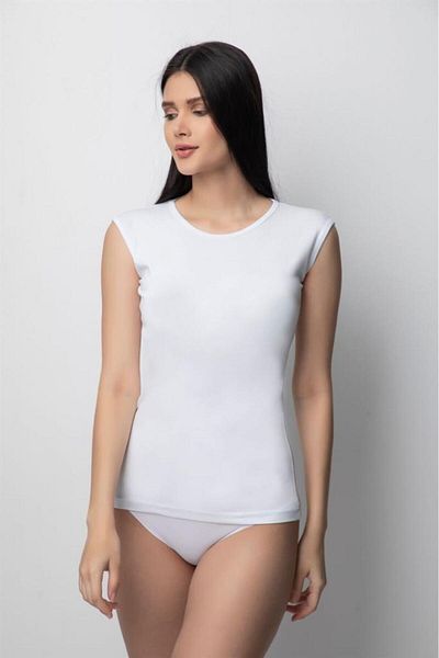 Özlem 6 Pieces Craved Sleeveless Undershirt - 2001 Model