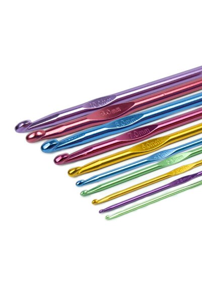 Spagettiyarn Metal Tığ 11'li Set