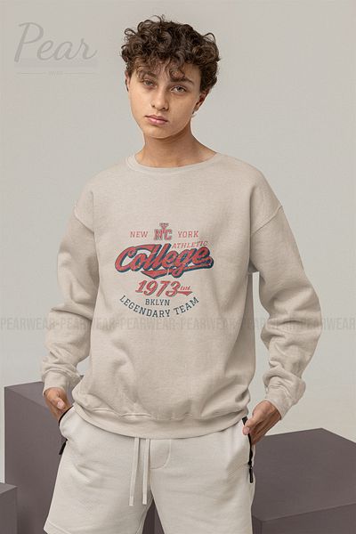 Pear Wear Ανδρικό φούτερ με στάμπα College