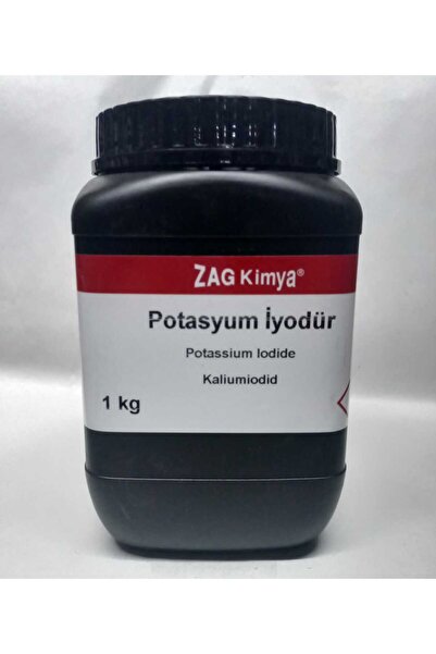 ZAG KİMYA POTASYUM İYODÜR %99 PHARMA GRADE - 1 KG
