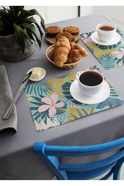 Artikel Decorative Printed Felt American Service, Supla 2-Piece Service Set -421
