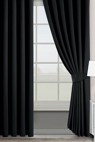 Elisya Home Blackout Curtain 2 Pieces Light Proof Sunshade Background Curtain Light Proof Background Curtain 2 Pieces