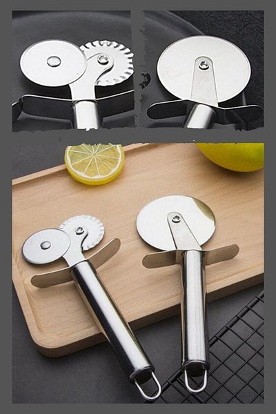 UNDERGROUND TRADE Pizza, Dough and Pastry Cutter Original New Roulette Set of 2