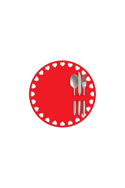 Artikel Red Felt American Service, Supla 6-Piece Service Set -432