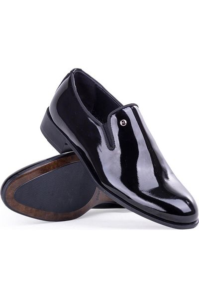Pierre Cardin PC 7029 Pantofi clasici din piele lacuita neagra