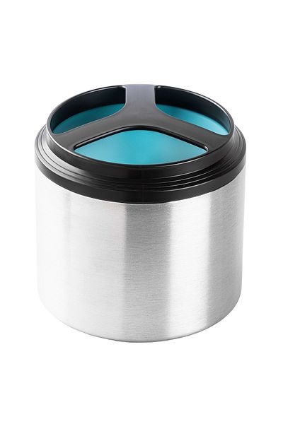 Tantitoni 036-01-TEDEMEI BLUE STAINLESS STEEL ROUND THERMOS 1L