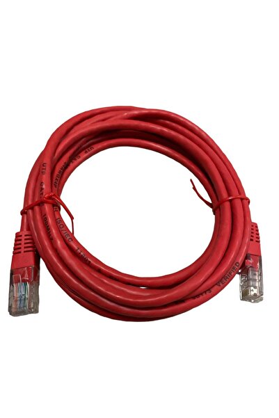NcpLine MODEM PC ARASI KIRMIZI İNTERNET TV+PLUS KABLOSU 3 METRE ETHERNET