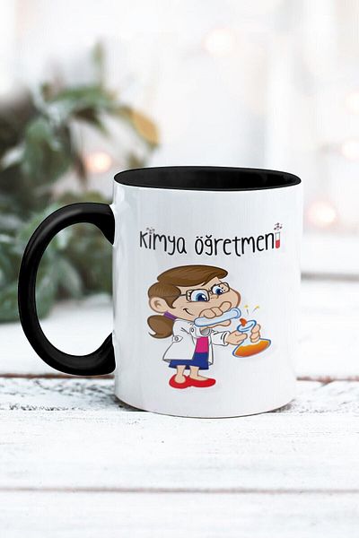 Yaprak Hediyelik كوب بتصميم معلم الكيمياء