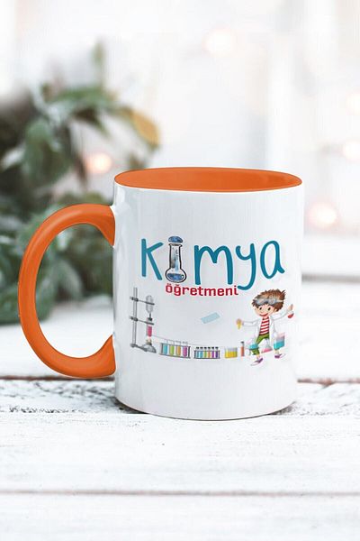 Yaprak Hediyelik كوب بتصميم معلم الكيمياء