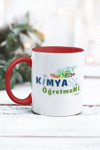 Yaprak Hediyelik كوب بتصميم معلم الكيمياء