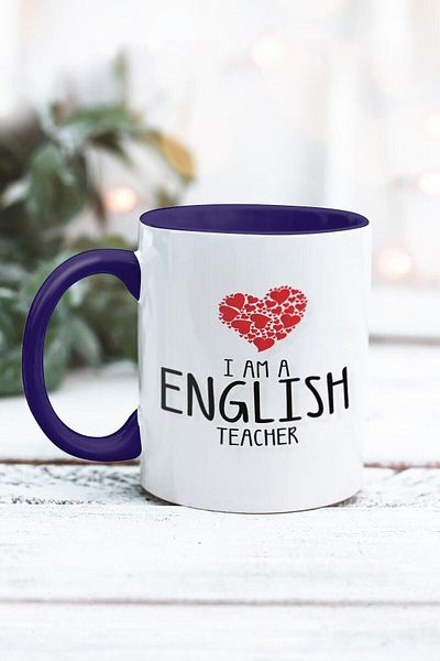 Yaprak Hediyelik كوب مصمم باللغة الإنجليزية