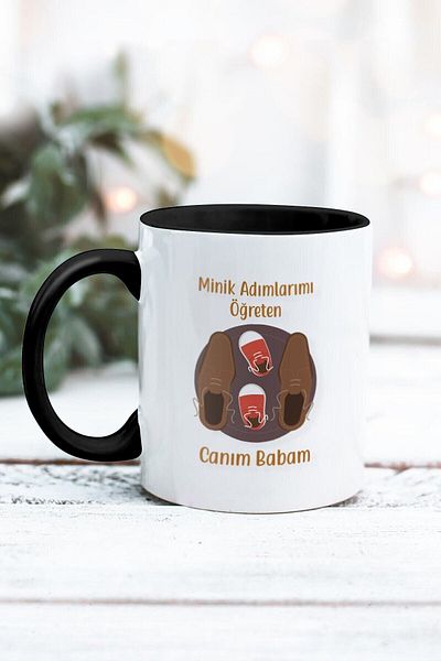 Yaprak Hediyelik كوب بتصميم عيد الأب