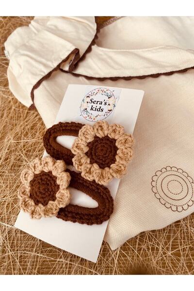 seraskids مجموعة مشبك شعر محبوك للأطفال والرضع من باباتيا