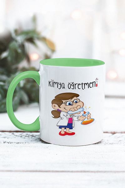 Yaprak Hediyelik كوب بتصميم معلم الكيمياء