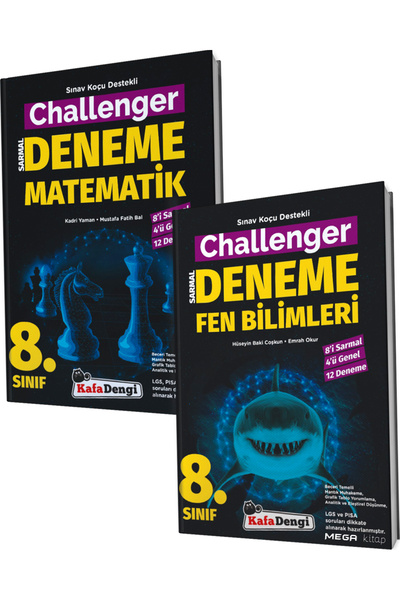 Kafa Dengi Yayınları Kafa Dengi 8.Sınıf LGS Challenger Matematik ve Fen bilim...