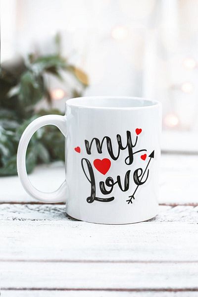 Yaprak Hediyelik كوب بتصميم عيد الحب My Love