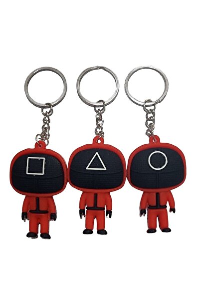 G Sport POLO 3-Piece Silicone Squid Game Keychain